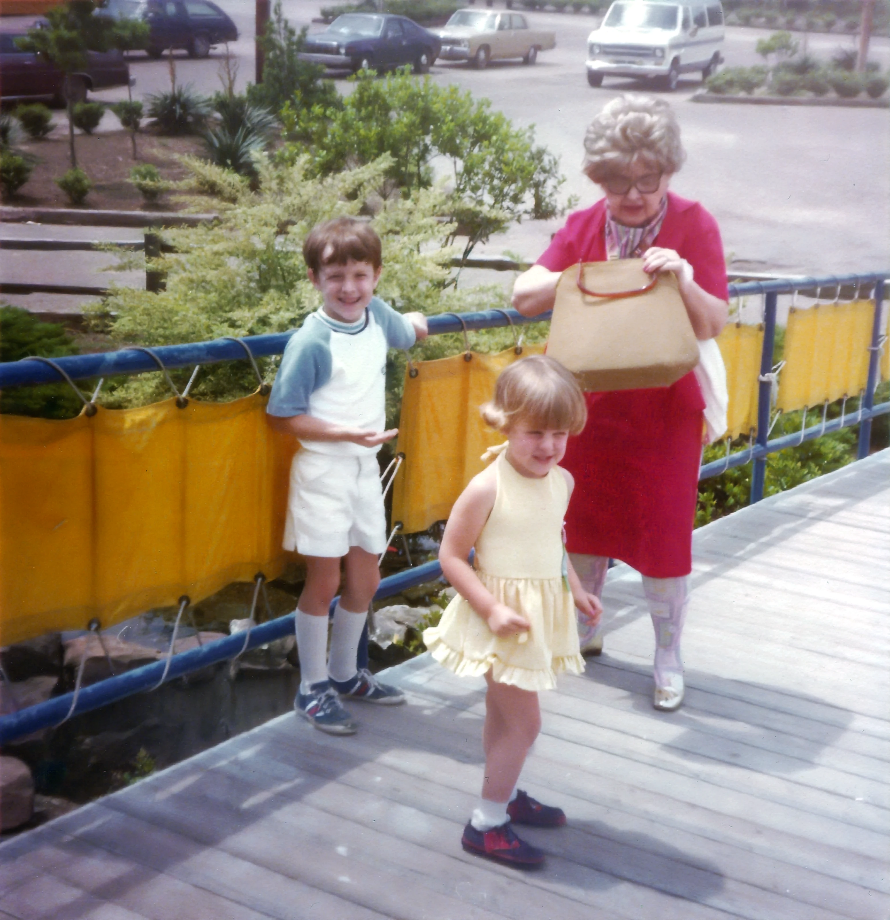Mama Percy with Jennifer and Yancey in 1976