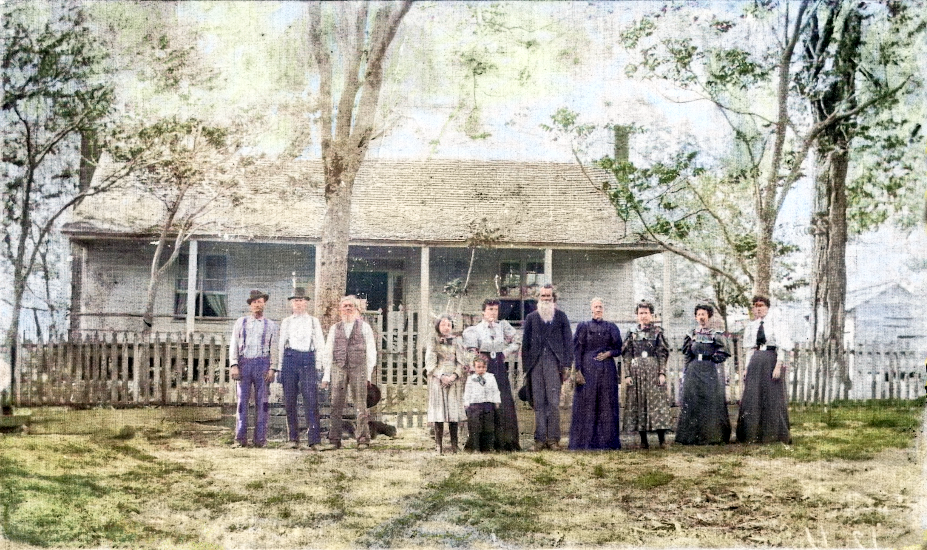 Kerby family portrait from 1900